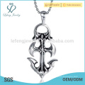 Pendentif croisé orthodoxe de bonne qualité, pendentif argent unique unique en argent